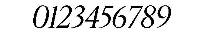 IvyMazarin Big Light Italic Font OTHER CHARS