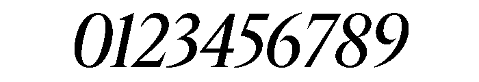 IvyMazarin Big Regular Italic Font OTHER CHARS