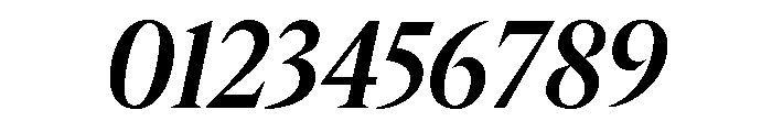 IvyMazarin Big Semi Bold Italic Font OTHER CHARS