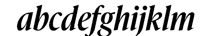 IvyMazarin Big Semi Bold Italic FONT