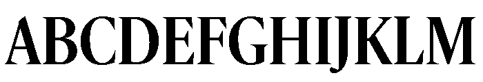 IvyMazarin Big Semi Bold Font UPPERCASE