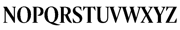 IvyMazarin Big Semi Bold Font UPPERCASE
