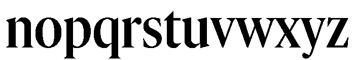IvyMazarin Big Semi Bold Font LOWERCASE