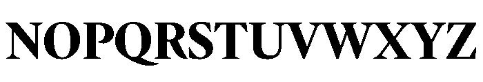 IvyMazarin Bold Font UPPERCASE