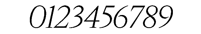 IvyMazarin Italic Font OTHER CHARS