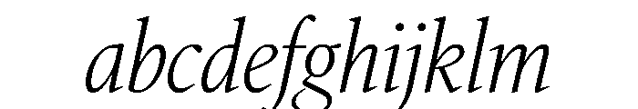 IvyMazarin Italic FONT