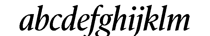 IvyMazarin Regular Italic FONT