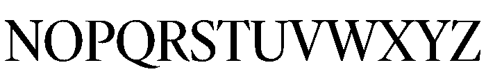 IvyMazarin Regular Font UPPERCASE
