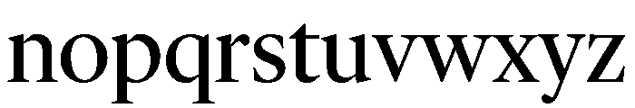 IvyMazarin Regular Font LOWERCASE