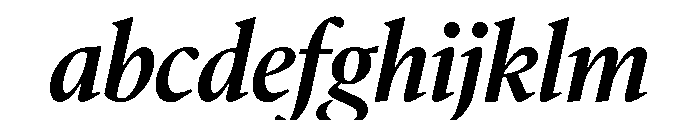 IvyMazarin Semi Bold Italic FONT