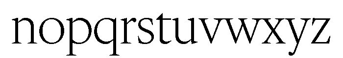 IvyMazarin Thin Font LOWERCASE