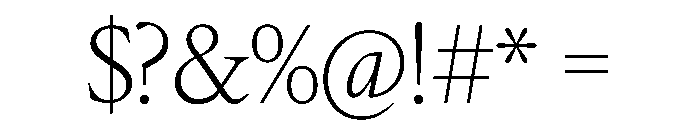 IvyMazarin Font OTHER CHARS