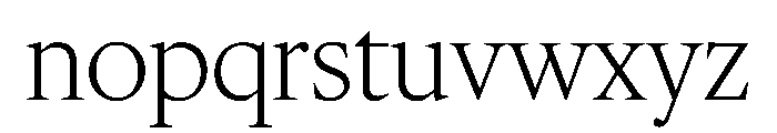 IvyMazarin Font LOWERCASE