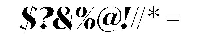 IvyMode Bold Italic Font OTHER CHARS