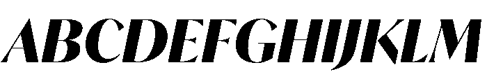 IvyMode Bold Italic Font UPPERCASE