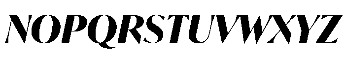 IvyMode Bold Italic Font UPPERCASE