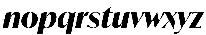 IvyMode Bold Italic Font LOWERCASE