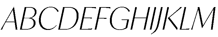 IvyMode Italic Font UPPERCASE