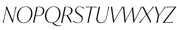 IvyMode Italic Font UPPERCASE