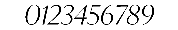 IvyMode Light Italic Font OTHER CHARS