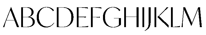IvyMode Light Font UPPERCASE