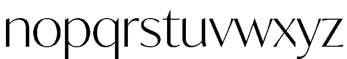 IvyMode Light Font LOWERCASE