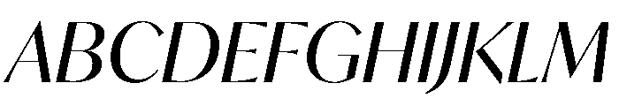IvyMode Regular Italic Font UPPERCASE