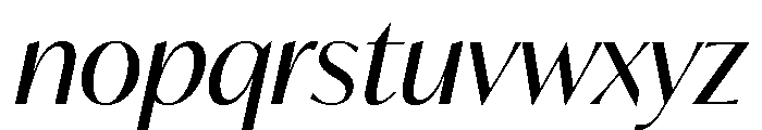 IvyMode Regular Italic Font LOWERCASE