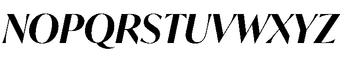 IvyMode Semi Bold Italic Font UPPERCASE