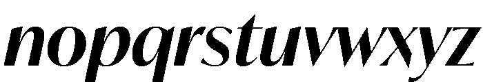 IvyMode Semi Bold Italic Font LOWERCASE