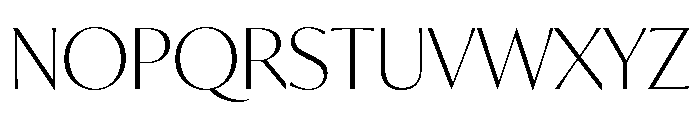 IvyMode Thin Font UPPERCASE