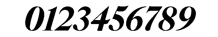 IvyOra Display Bold Italic Font OTHER CHARS
