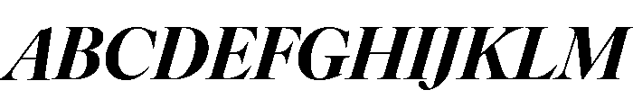 IvyOra Display Bold Italic Font UPPERCASE