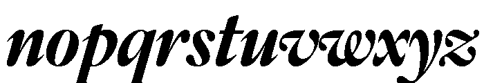 IvyOra Display Bold Italic Font LOWERCASE