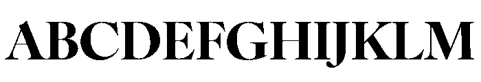 IvyOra Display Bold Font UPPERCASE
