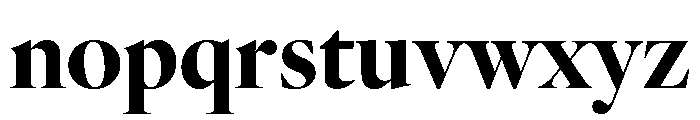 IvyOra Display Bold Font LOWERCASE