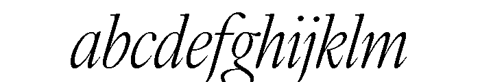 IvyOra Display Light Italic FONT