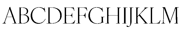 IvyOra Display Light Font UPPERCASE