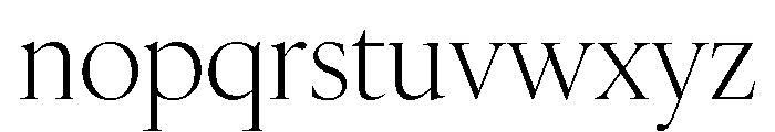 IvyOra Display Light Font LOWERCASE