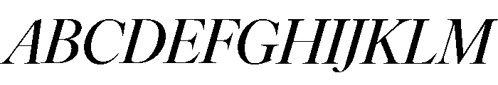 IvyOra Display Medium Italic Font UPPERCASE