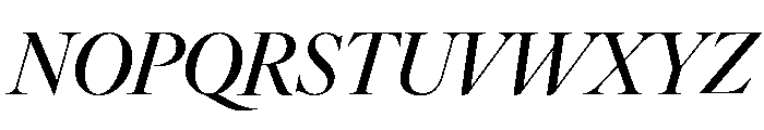 IvyOra Display Medium Italic Font UPPERCASE