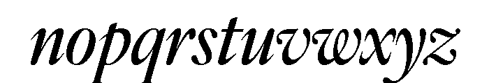 IvyOra Display Medium Italic Font LOWERCASE