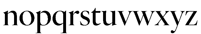 IvyOra Display Medium Font LOWERCASE