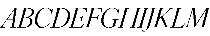 IvyOra Display Regular Italic Font UPPERCASE