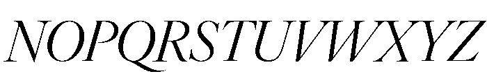 IvyOra Display Regular Italic Font UPPERCASE