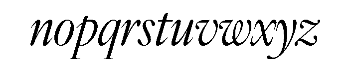 IvyOra Display Regular Italic Font LOWERCASE