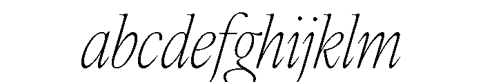 IvyOra Display Thin Italic FONT