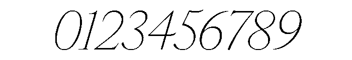 IvyOra Italic Font OTHER CHARS