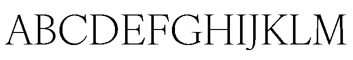 IvyOra Text Light Font UPPERCASE