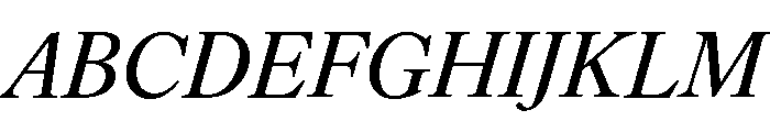 IvyOra Text Medium Italic Font UPPERCASE